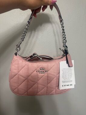 NWT Coach Teri Shoulder Bag Ballerina/Carnation